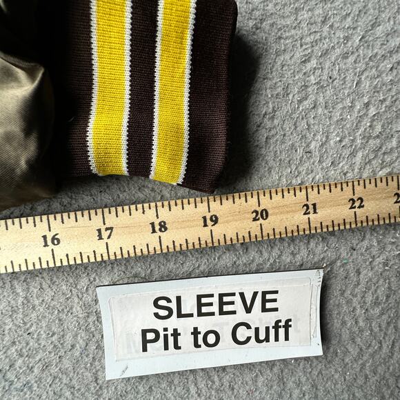 Vintage Aristo Jac Satin Jacket Mens Medium Package Liquor Cheyenne Wyoming Snap - Picture 6 of 14